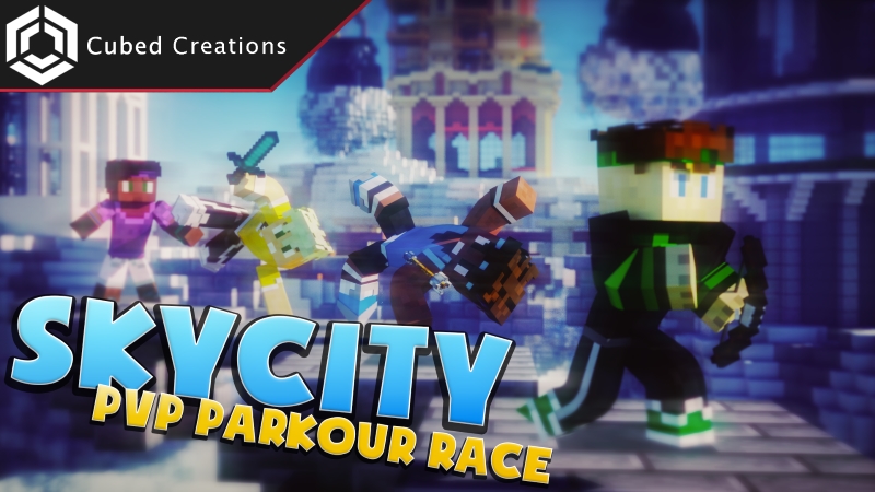 Skycity: PvP Parkour Race Key Art