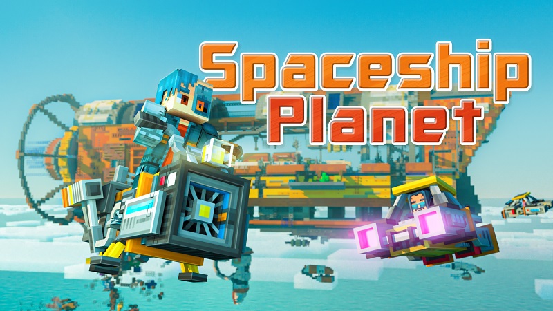 Spaceship Planet Key Art