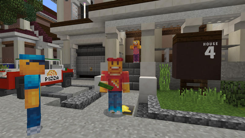 Pizza Delivery Simulator In Minecraft Marketplace Minecraft