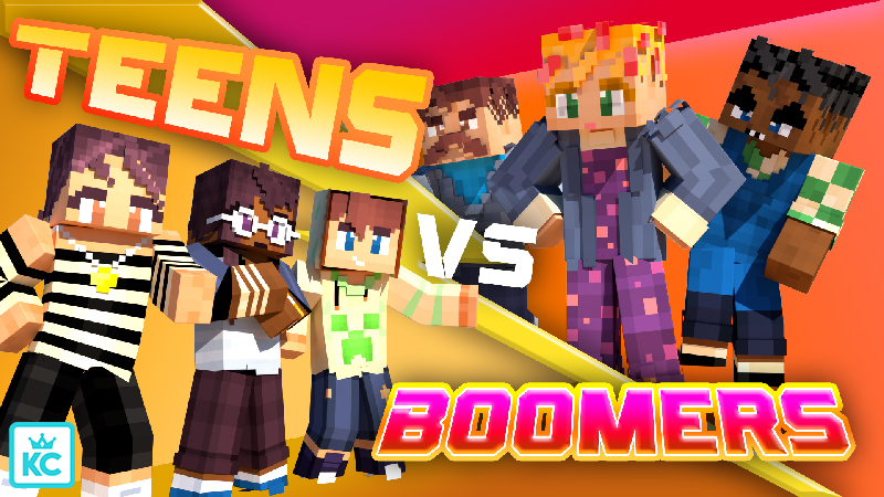 Teens VS Boomers Key Art