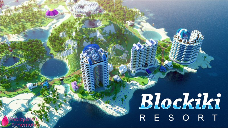 Blockiki Resort Key Art