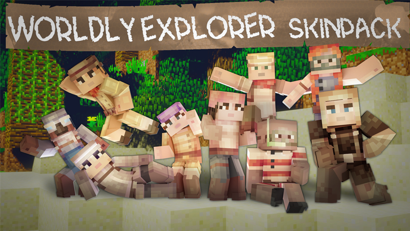 Worldly Explorer Skin Pack Key Art