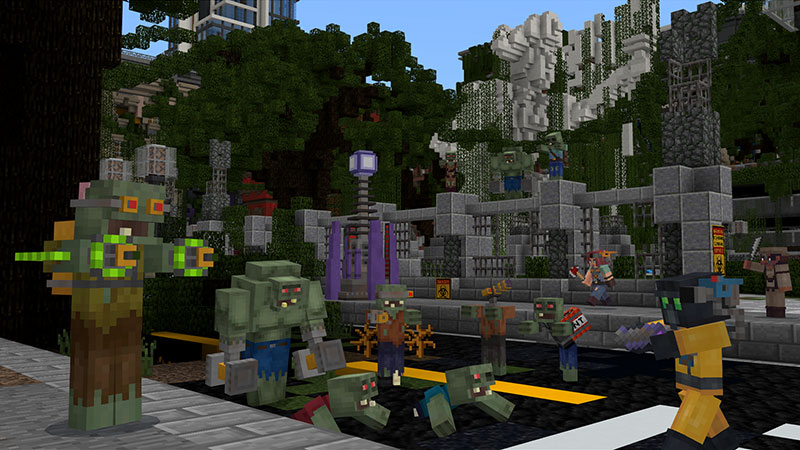 Zombie Apocalypse By PixelHeads Minecraft Marketplace Map Minecraft 