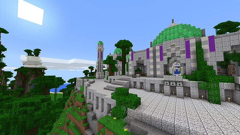 Purple Parrot Party Palace by Minecraft