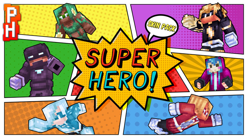 flor Expresión Emulación Super Hero! Skin Pack in Minecraft Marketplace | Minecraft