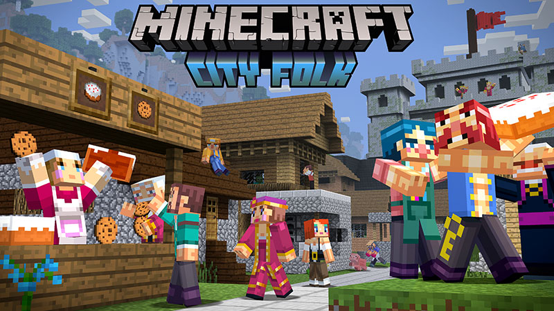 City Folk Skin Pack Key Art