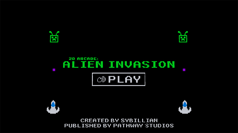 2-D Arcade: Alien Invasion Screenshot #1