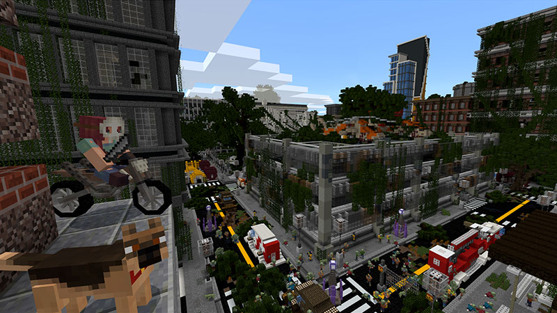 minecraft map city apocalypse