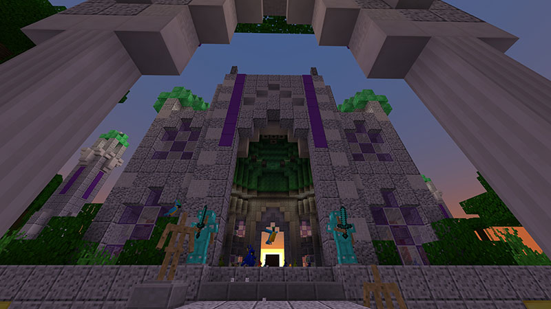 Purple Parrot Party Palace by Minecraft