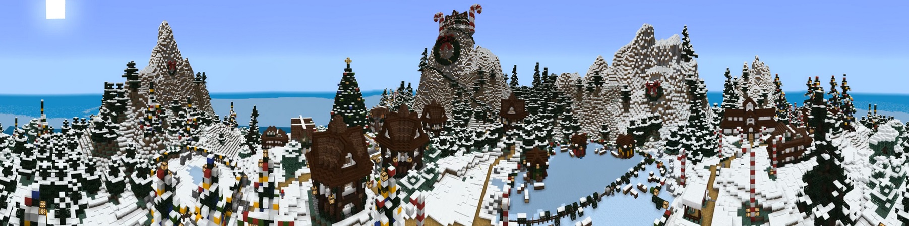 Merry Wintercraft Festival Panorama