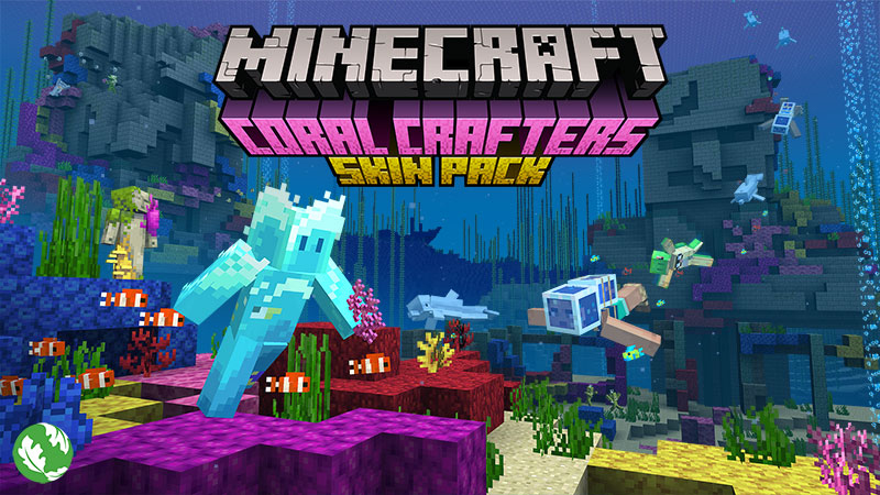 Minecraft Marketplace | Coral Crafters Skin Pack