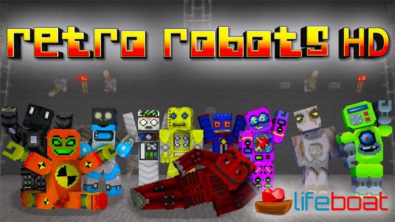 Retro Robots HD Key Art