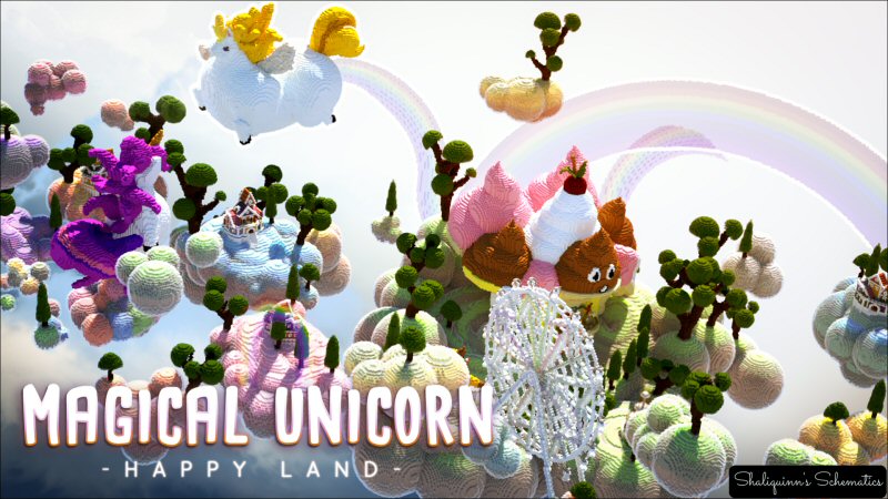 Magical Unicorn Happy Land Key Art