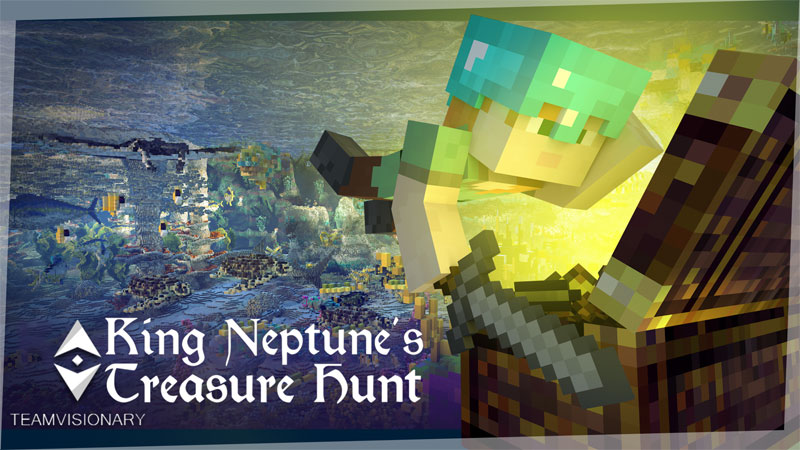 King Neptune's Treasure Hunt Key Art