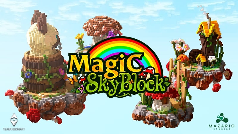 Magic SkyBlock Key Art