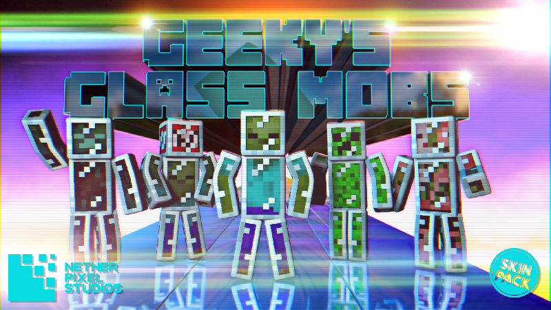 Geeky's Glass Mobs Key Art