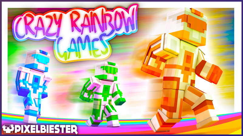 Crazy Rainbow Games Key Art