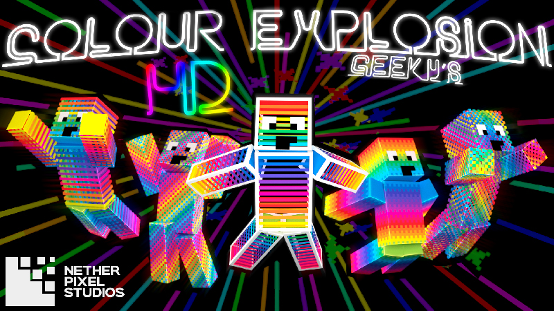 Geeky's Colour Explosion HD Key Art