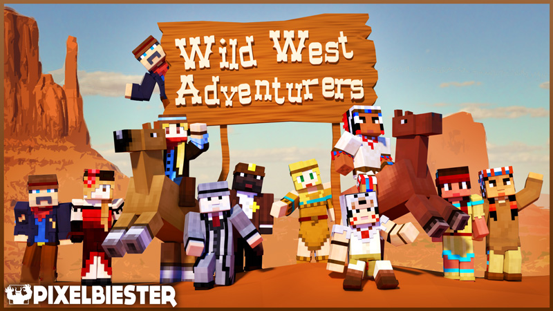 Wild West Adventurers on the Minecraft Marketplace by Pixelbiester