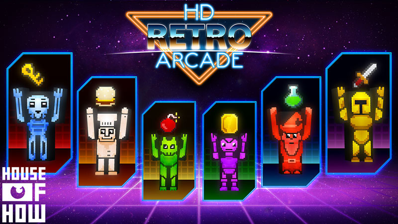 HD Retro Arcade Key Art